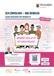 Plakat zum Wettbewerb mit Informationen